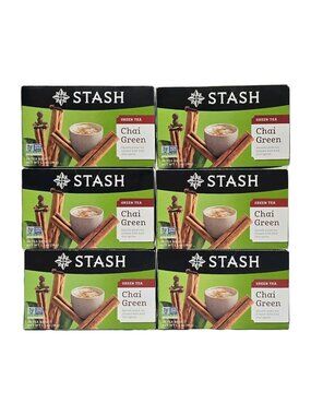 Stash Tea Chai Green Tea Blend Pack of 120 Tea Bags Unique Flavor Spices